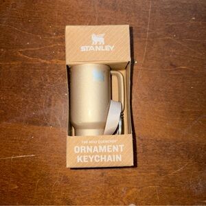 Stanley Cream Ornament Keychain